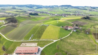 The field near Waldzell with Takeoff Area and Pylon Display